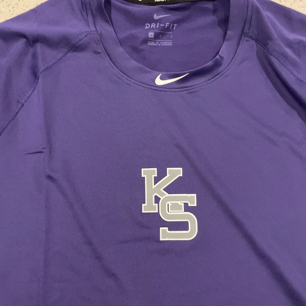Kansas State‎ Wildcats Nike Pro Long Sleeve Shirt Women's Large Cd2428-566